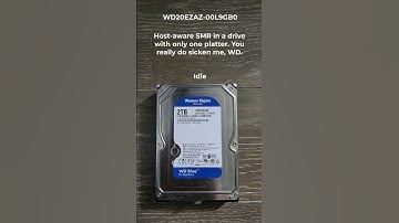 A single-platter SMR hard drive. Gag as much as you