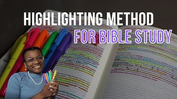 How to Highlight in your Bible| My Color Code System Explained