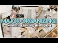 KONMARI DECLUTTERING & ORGANIZING / EXTREME CLEAN DECLUTTER & ORGANIZE WITH ME 2021 KONMARI FOLDING