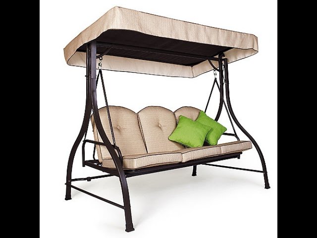 Mainstays Patio Swing Cushions Seat Support And Canopy Fabric Replacement You Mainstays Patio Swing Cushions Seat, How To Replace Outdoor Swing Cushions