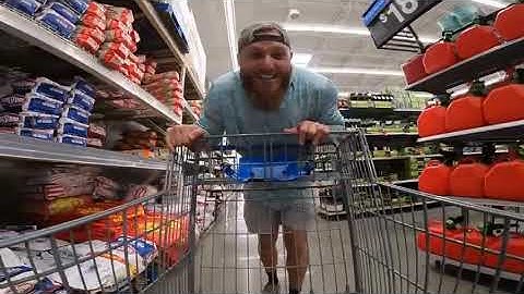 Walmart   1v1v1 Build Your Own Stealth Shelter! hiding from game warden