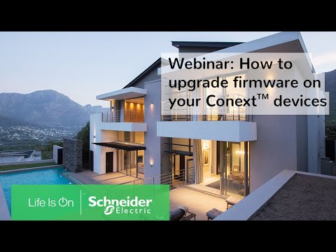 Webinar Replay: How to upgrade firmware on your Conext™ devices