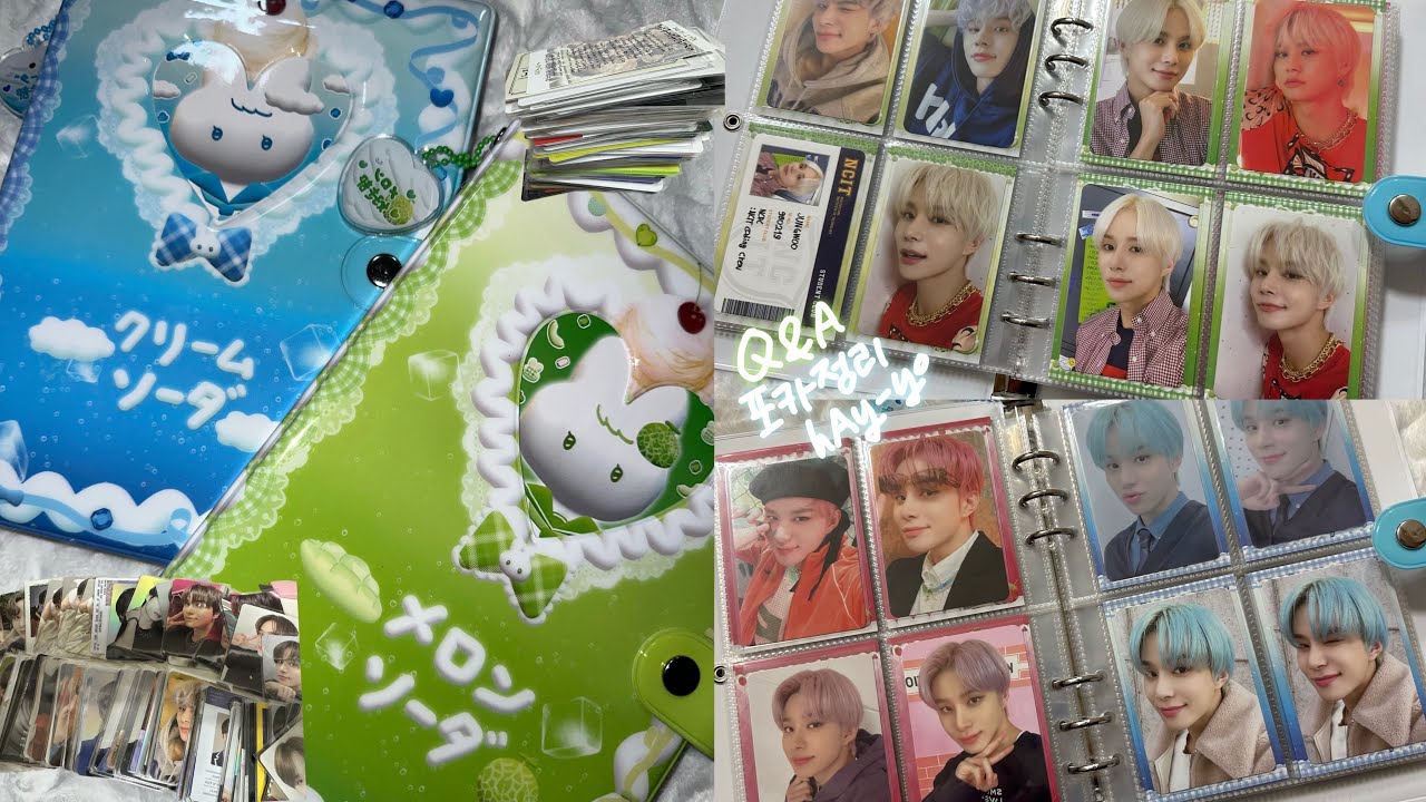 [Q&A 앤나 정우 포카 정리🐾] 시즈니브이로그•바인더정리•콜북정리•럭키드로우•유댕닷컴•토끼지킴이•정프