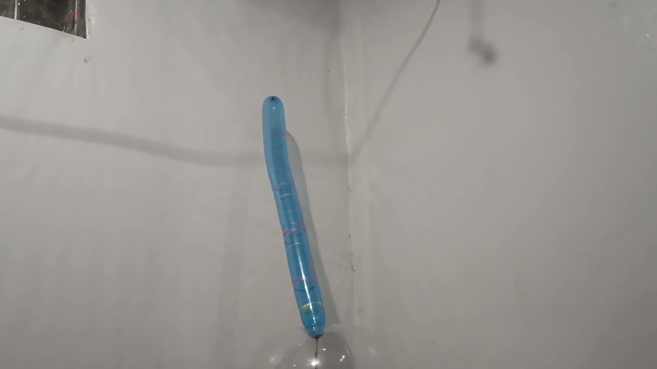 Unknown Brand Blue Rocket Balloon Pop