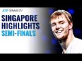 Cilic vs Popyrin; Bublik vs Albot | Singapore 2021 Semi-Final Highlights