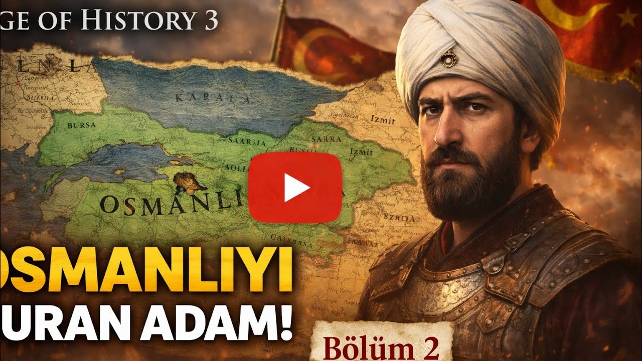 ORHAN BEY ile OSMANLI'YI İMPARATORLUĞA DÖNÜŞTÜRÜYORUZ! | Age of History 3 Osmanlı Serisi #2 