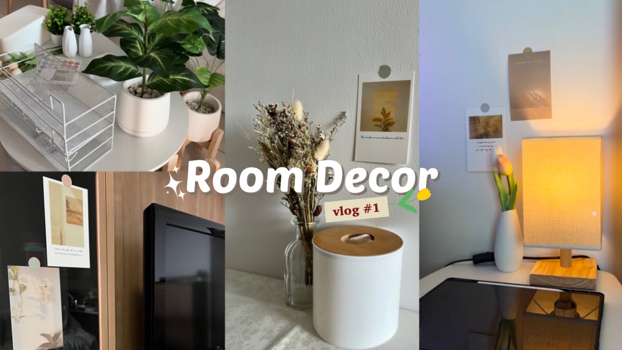 Room decor🌷#1: Unbox ของแต่งห้อง📦 แปะพิกัดทุกชิ้น, แต่งห้องงบมินิ | AkireRiika