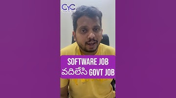 Software Job వదిలేసి Govt Job | Choose Your Career | Career Guidance Call: 8688253795