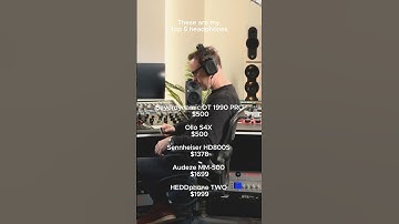 My top 5 headphone choices #protip #audio #headphones #audio #audioengineer #mastering #studio #hedd