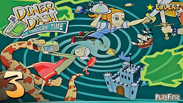 Diner Dash: Flo Through Time (PC) - Walkthrough Part 3 - Pharaoh