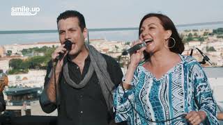 Video thumbnail of "Caminho - Namorados da Cidade feat. Maria João Abreu LIVE SmileUp RoofTop"