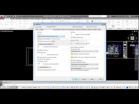 Cách tắt bỏ đuôi bak trong AUTOCAD.avi