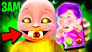 CAN WE BEAT THE SCARIEST BABY GAMES EVER!? (BABY IN YELLOW, AMONG THE SLEEP & MORE!)