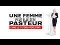 Femme pasteur protestante selon le systme protestant  allan rich