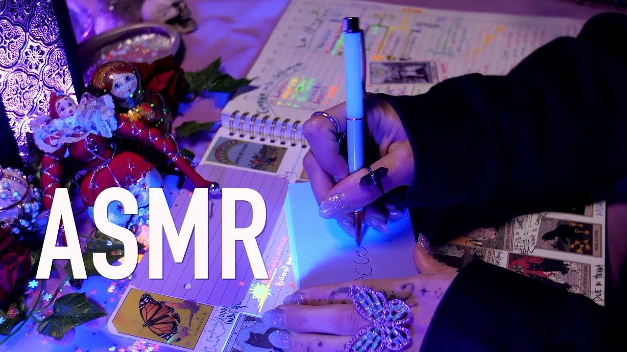 study with me ASMR 🇮🇹 (Notecards, Study Italian, Cat Purring)