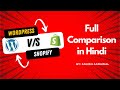WordPress vs Shopify: Best Platform For Online Ecommerce Store in 2025? Full Comparison in Hindi