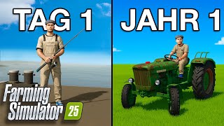 Ich Habe Mit Einer Angel Angefangen Und In 1 Jahr Einen Traktor Gebaut. Farming Simulator 25