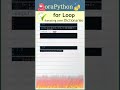 for-Loop. Iterating over Dictionaries in Python. #Shorts #PythonTutorial