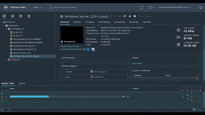 INNOVIX - HPE SimpliVity backup and restore demo