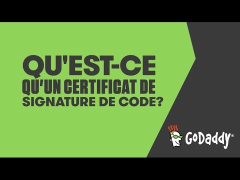 Vidéo: Qu'est-ce qu'un certificat PIC ?