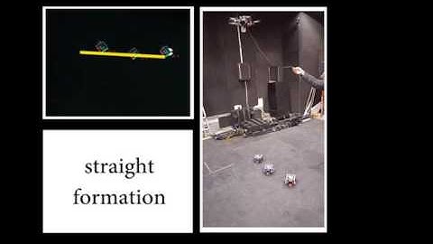 Formation change of UAV-multiple UGVs team