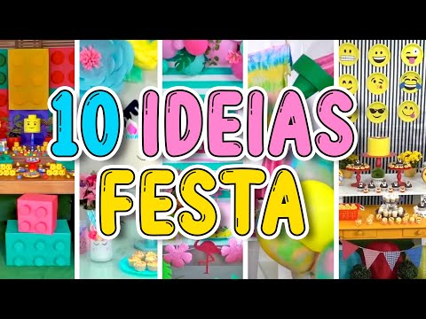 10 IDEIAS de FESTAS de ANIVERSÁRIO p/ TODAS AS IDADES! Paula Stephânia