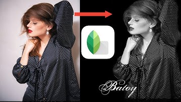 Dark Tone Portrait  effect | Snapseed editing tutorial |  Photoshop editing | android | BATOY EDITZ