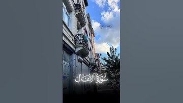 ما تيسر من سورة الأنفال #المصحف #viralvideo #قرآن #راحة_نفسية #الحج_والعمرة #حج #islam #islamic #is