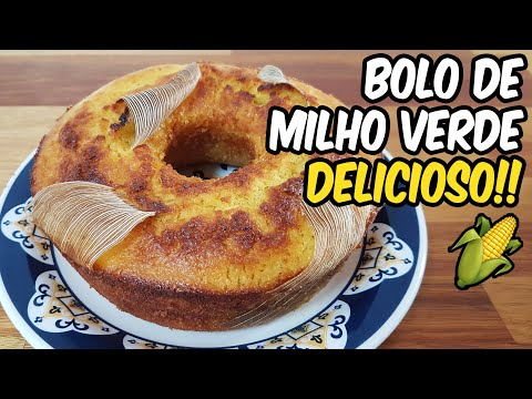 BOLO DE MILHO CASEIRO - COMO FAZER BOLO DE MILHO SEM GLÚTEN. 