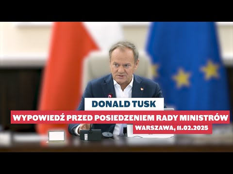 Donald Tusk:Wypowiedź przed