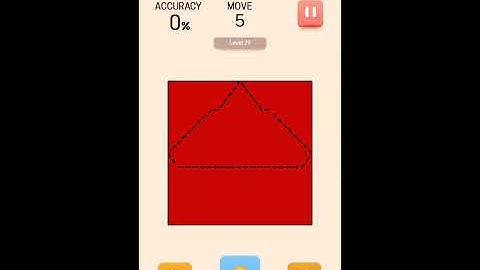 Paper folding puzzle  game | level 27| easy | #shortsbeta |Best game | top 5 games| easy game| games