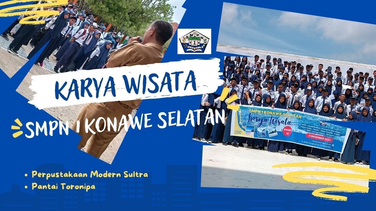 Karya Wisata SMPN 1 Konawe Selatan 2023