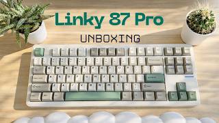 ASMR Keyboard Unboxing | Elecfox Linky 87 Pro in Timber Green (Ice Cloud Switch*) screenshot 4