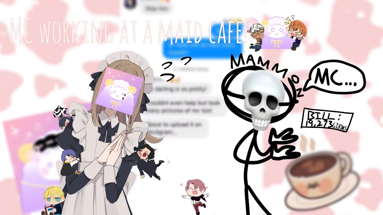 MC WORKING AS A MAID!?😱||Obey me text story||