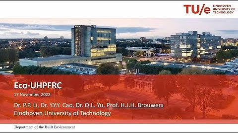 3   Eco UHPFRC - by Jos Brouwers | 2022 UHPC Hybrid Seminar Netherlands