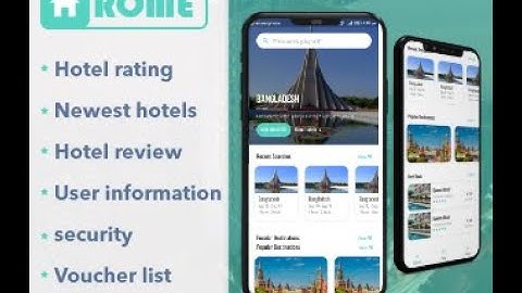 Flutter  Hotel Booking app ui