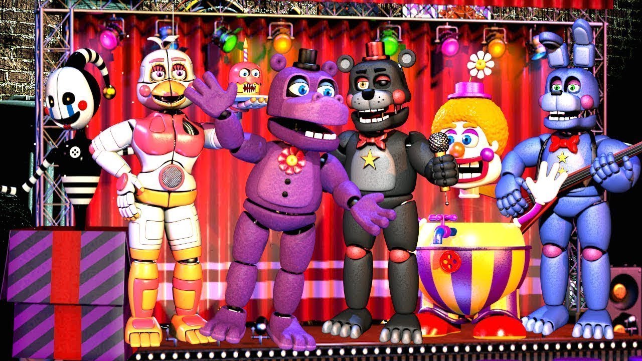 Картинки аниматроников из fnaf 7