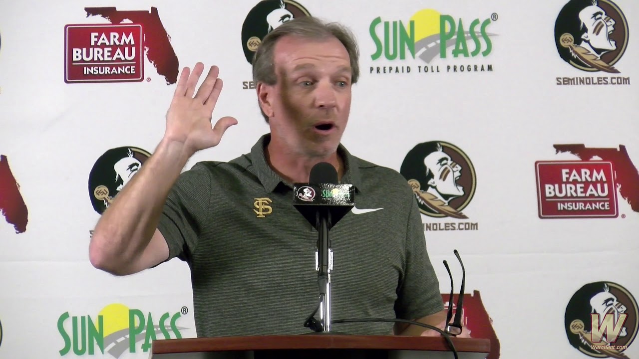 fsu football predictions Warchant TV: Jimbo Fisher on fan altercation at FSU-UL