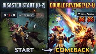 INVOKER VS EMBER MID ! 0-2 START TO 21 KILLS!