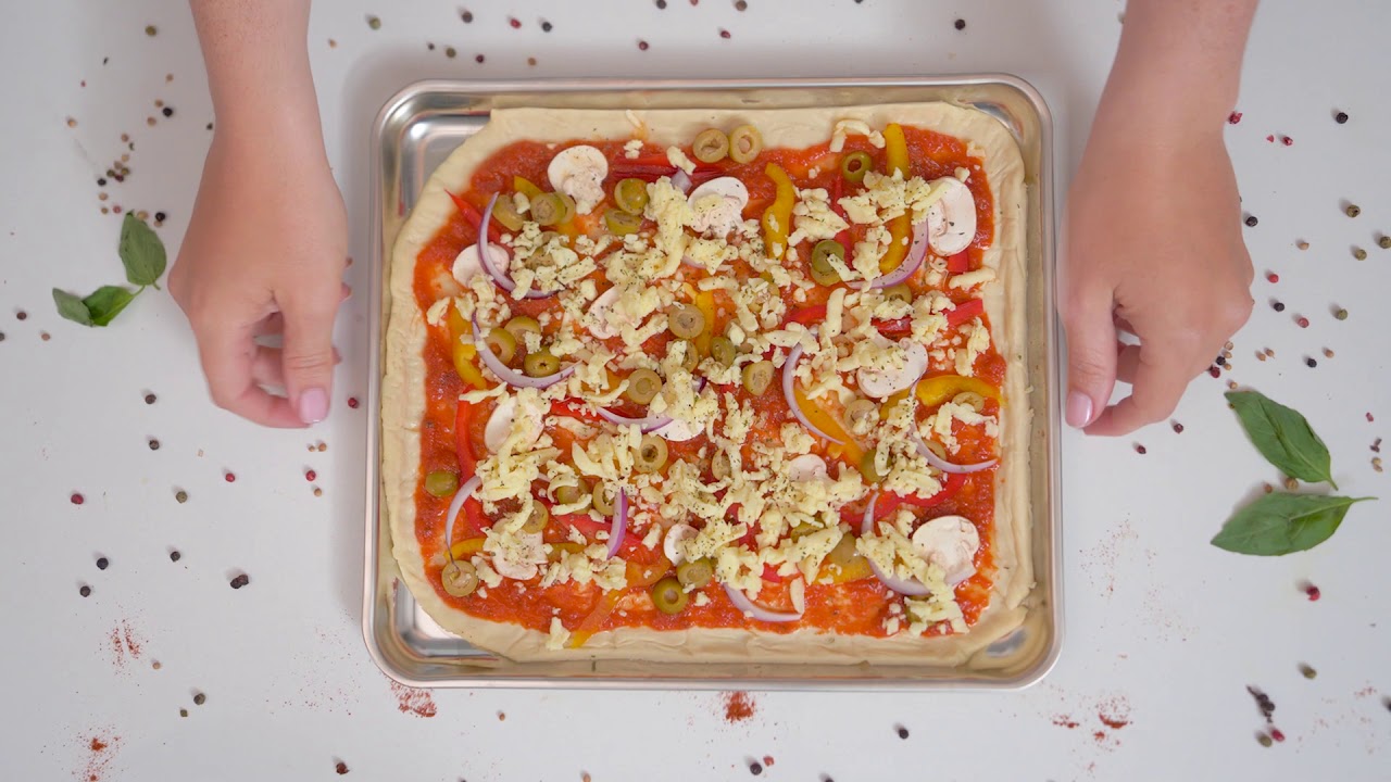 Pizza vegetariana – Horno, Tostador y Airfryer digital 13 en 1 TOA-65 -  YouTube