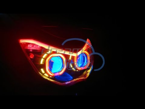 Yamaha NMAX 150 custom with projector AES HID  Doovi Yamaha NMAX 150 custom with projector AES HID  Doovi