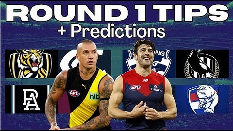 AFL Round 1 Tips + Predictions 2023