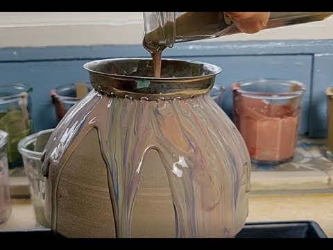 Pottery Glazing Techniques! Drips, Pouring, and More! 