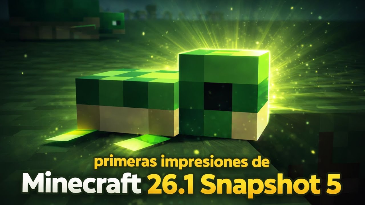 Primeras impresiones de Minecraft 26.1 Snapshot 5 - YouTube