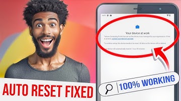 your device at work acer, this device managed by admin automatically resetting soon, Acer One 8