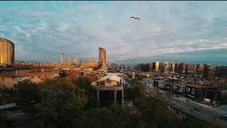 Istanbul Sunset Ambience   1 Hour city Sounds Nature City Traffic Relaxing Cat 4k