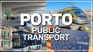 ➡️ PORTO'S public transport system and how to leave the AIRPORT 🇵🇹 #131