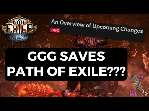 [PoE 3.19] Path of Exile Might Be Fixed with the Upcoming Changes Posted by GGG