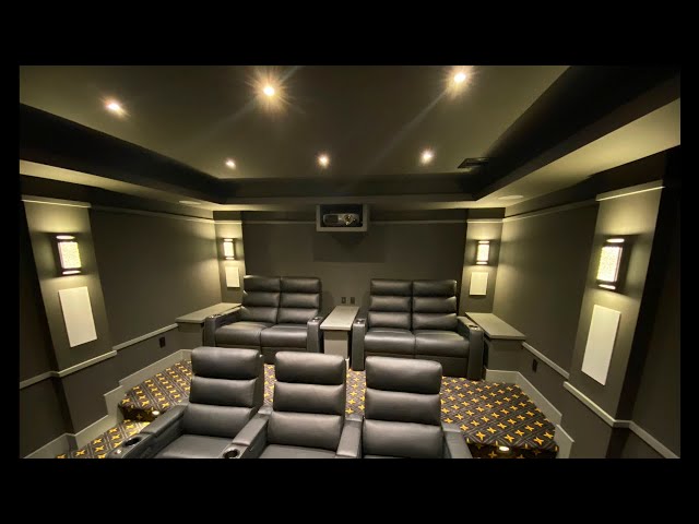 Dolby Atmos 7.1.4 (7.2.4) Setup  Home theater decor, Small home theaters, Home  theater design