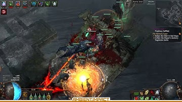 Path of Exile - Sunken City map corrupted (tier 15, War for the Atlas)